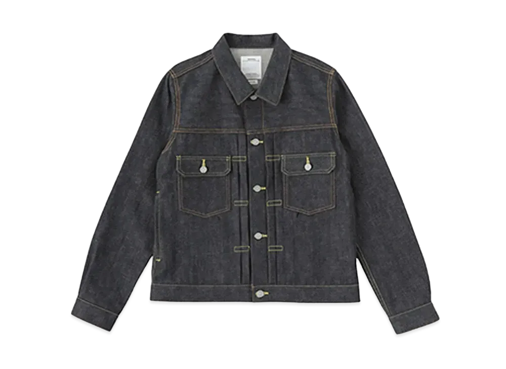 visvim SS 101 JKT BLK UNWASHED "Denim"