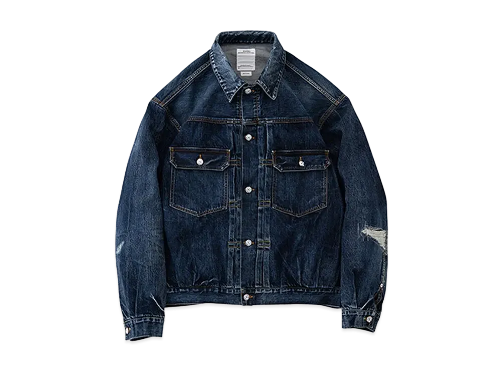 visvim SS 101XX JKT DRY DMGD-1006 "Denim"