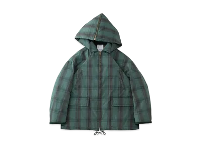 visvim GANNETT DOWN JKT CHECK "Green"