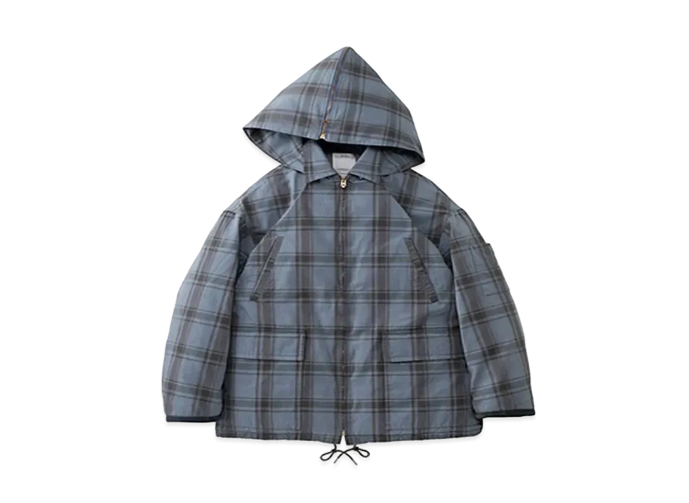 visvim GANNETT DOWN JKT CHECK "Blue"