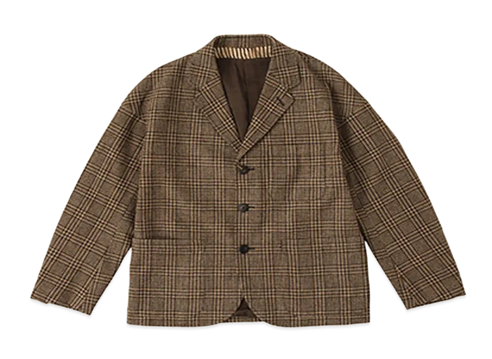 visvim FALKLAND BLAZER (TWEED) "Brown Check"
