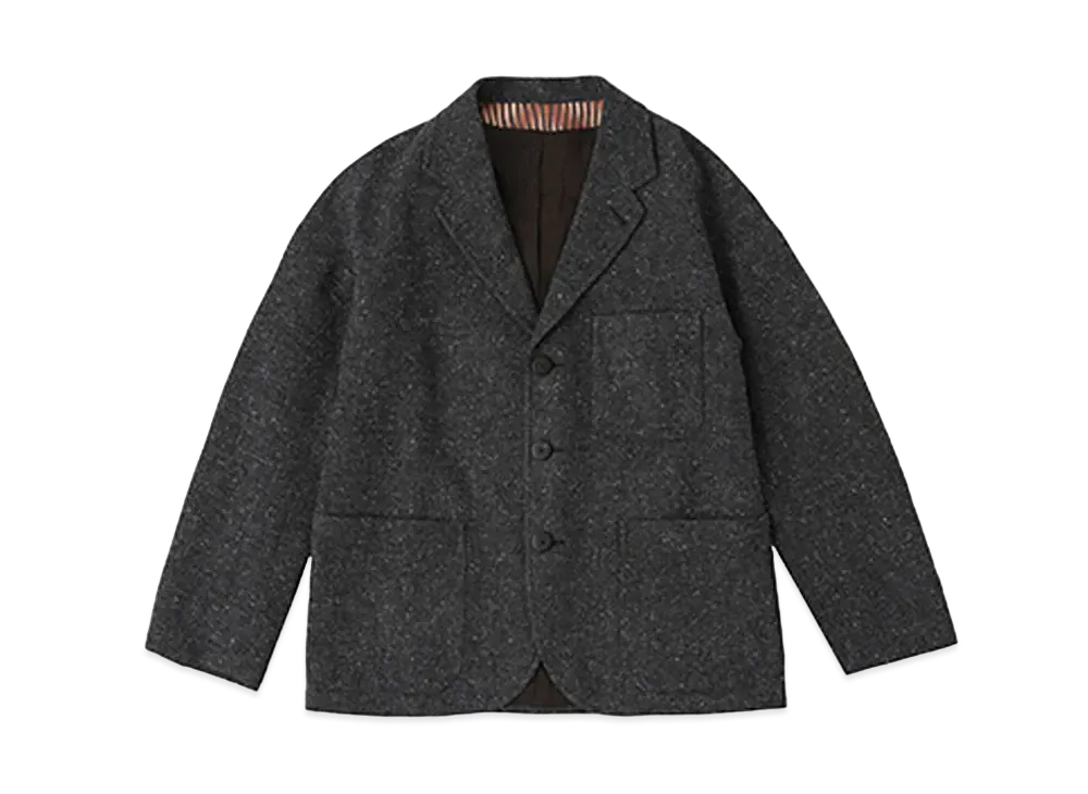 visvim FALKLAND BLAZER (TWEED) "Charcoal"