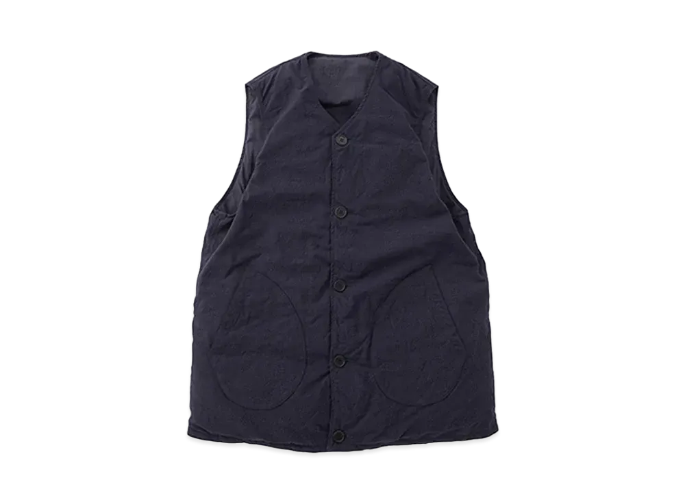 visvim KORA DOWN VEST "Navy"