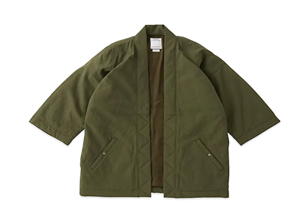 visvim SANJURO KIMONO JKT (W/L) "Olive"