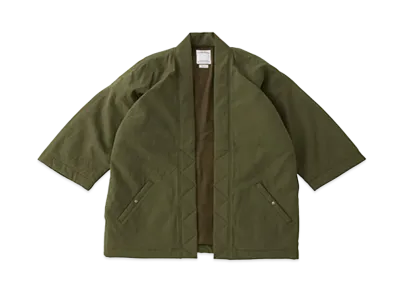 visvim SANJURO KIMONO JKT (W/L) "Olive"