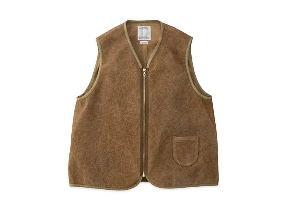 visvim TANA VEST IT (FR VEG.LB) "Beige"