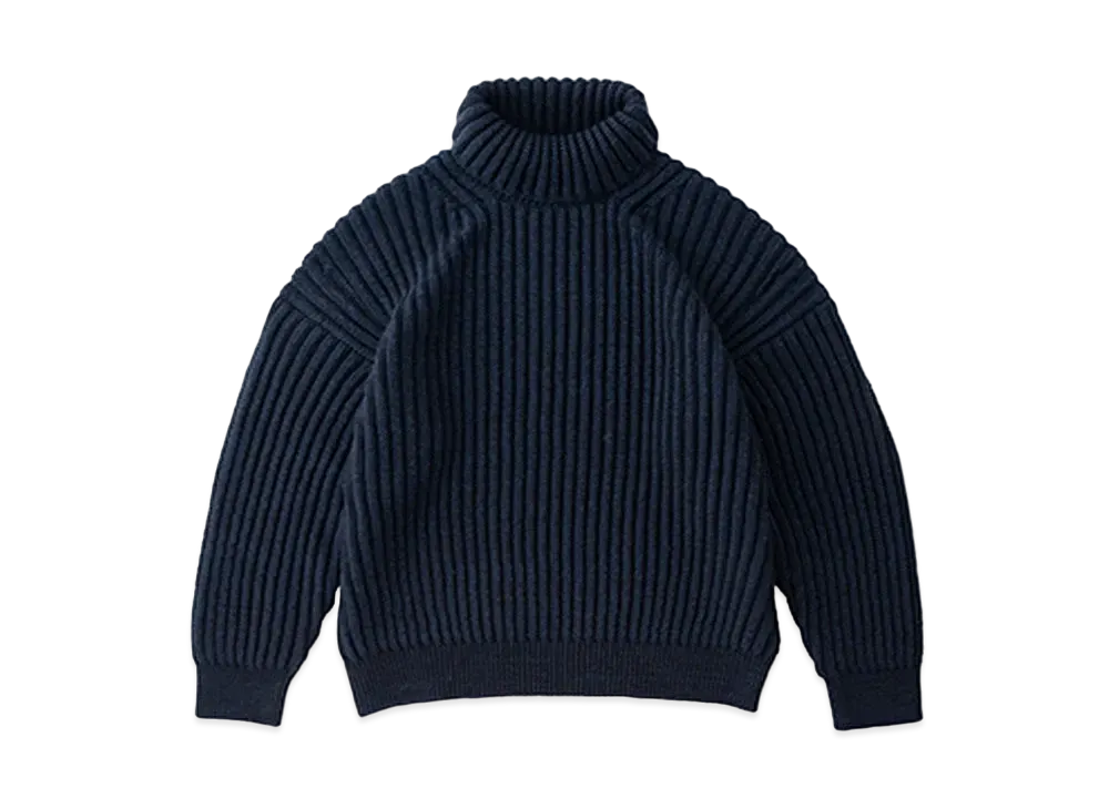 visvim AMPLUS TURTLENECK KNIT "Navy"