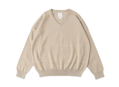 visvim AMPLUS V-NECK KNIT L/S "Ivory"
