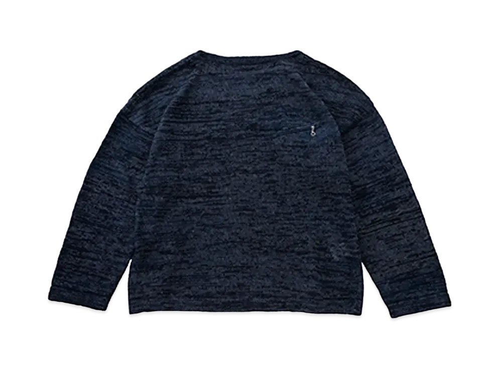 visvim MARIE BOAT NECK L/S "Navy"