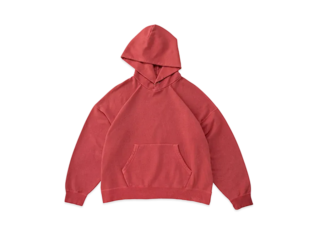 visvim AMPLUS HOODIE P.O. (UNEVEN DYE) "Red"