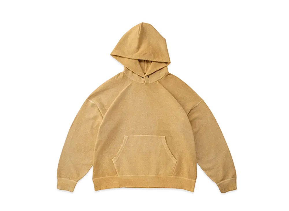 visvim AMPLUS HOODIE P.O. (UNEVEN DYE) "Mustard"