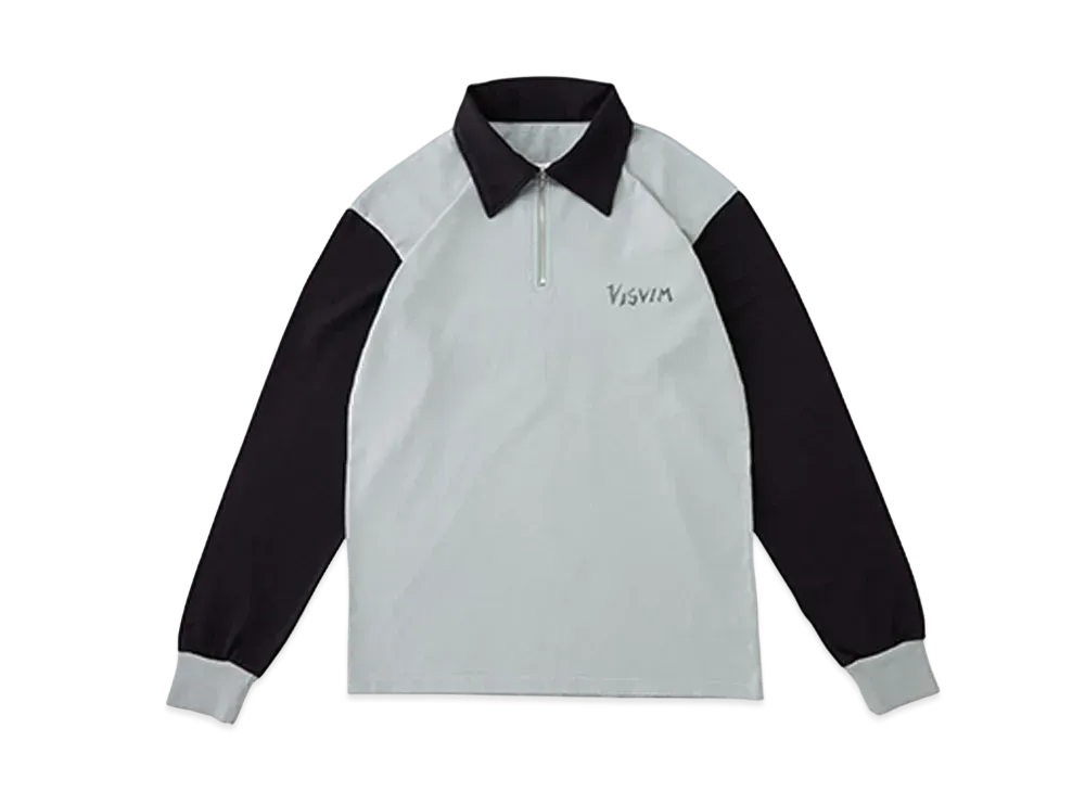 visvim GODFREY ZIP P.O. L/S "Lt.Blue"