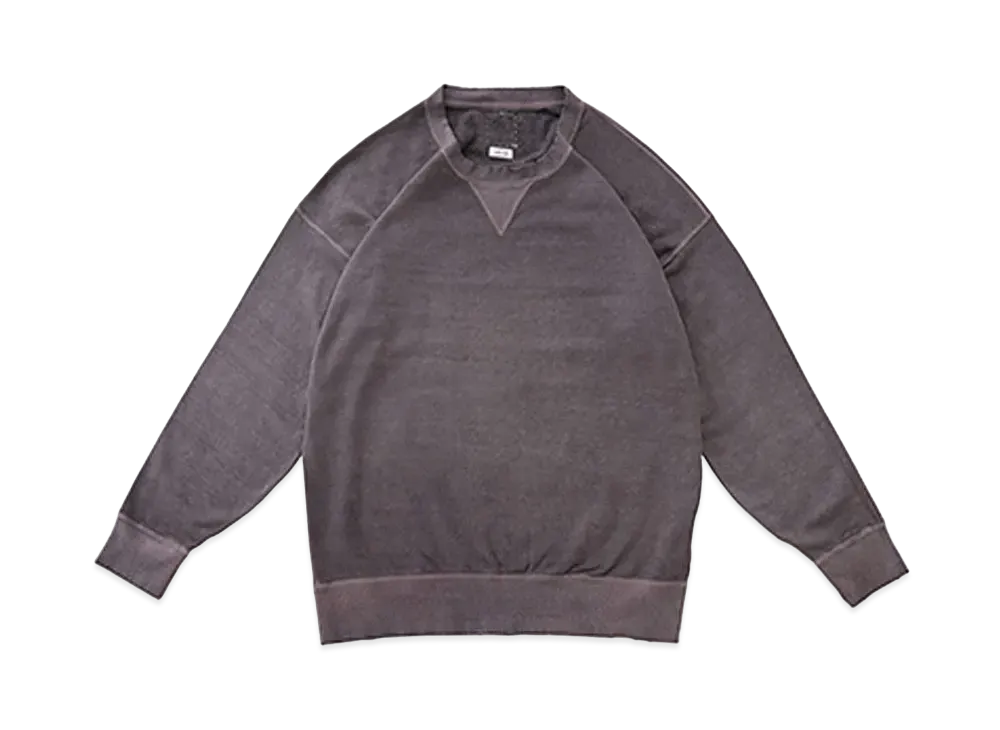 visvim JUMBO SWEAT L/S (UNEVEN DYE) "Purple"