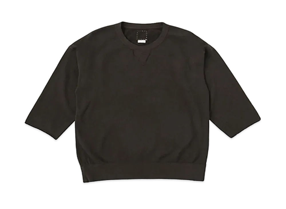 visvim JUMBO SWEAT 3/4 (UNEVEN DYE) "Charcoal"
