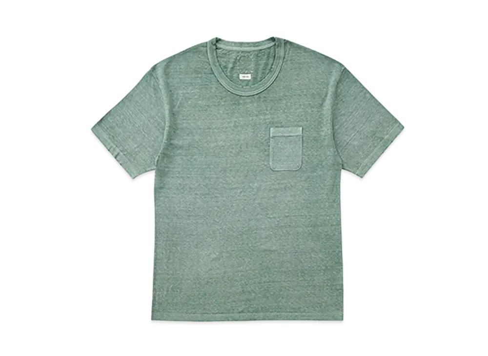 visvim JUMBO TEE S/S (UNEVEN DYE) "Lt.Green"