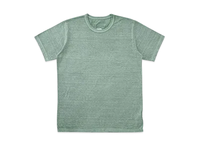 visvim WIDE TEE S/S (UNEVEN DYE) "Lt.Green"