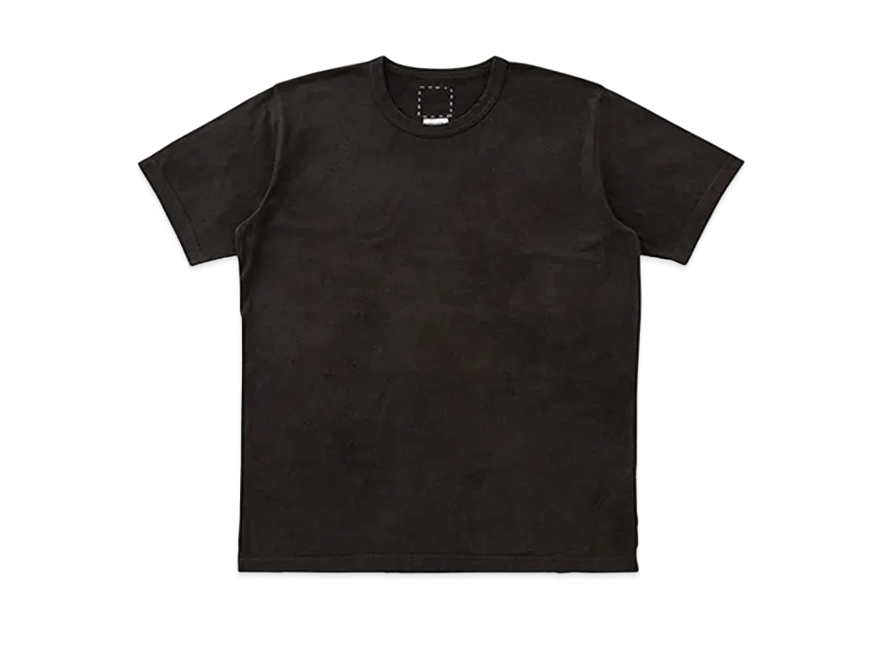 visvim WIDE TEE S/S (UNEVEN DYE) "Black"