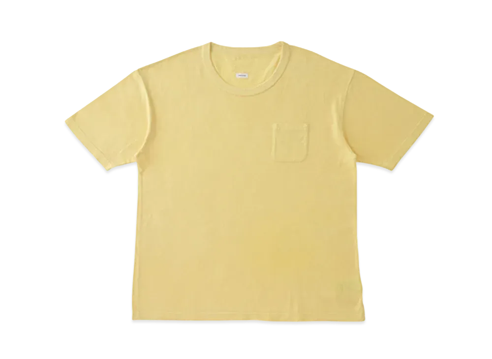 visvim JUMBO TEE S/S (VEGGIE DYE) "Yellow"
