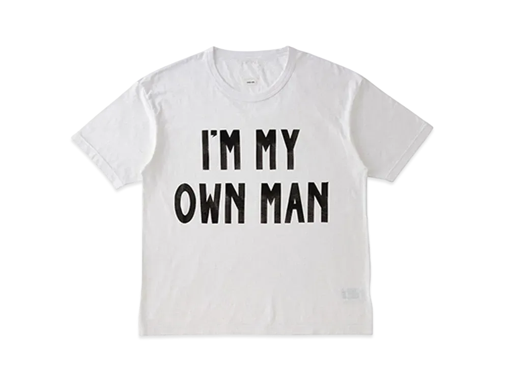 visvim JUMBO TEE S/S OWN MAN "White"