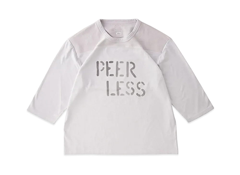 visvim AMPLUS TEE 3/4 PEERLESS "White"