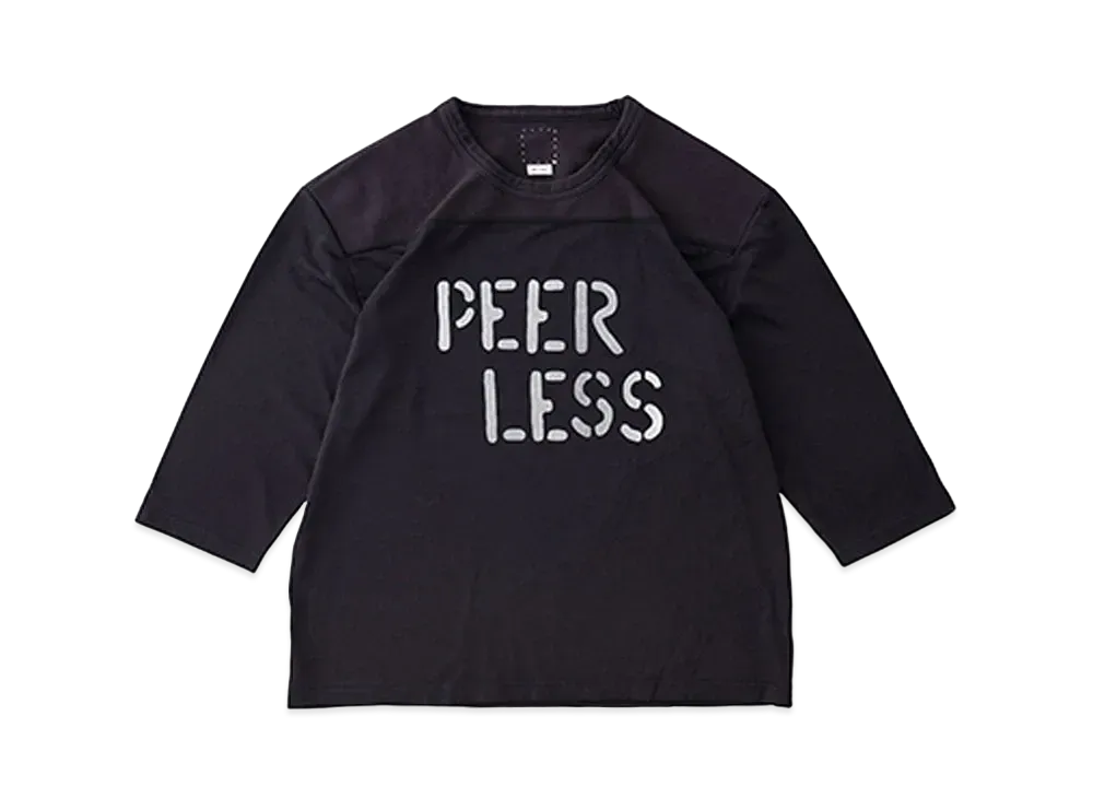 visvim AMPLUS TEE 3/4 PEERLESS "Black"