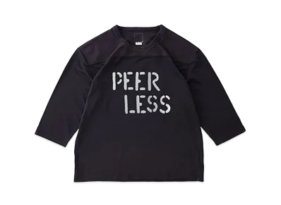 visvim AMPLUS TEE 3/4 PEERLESS "Black"