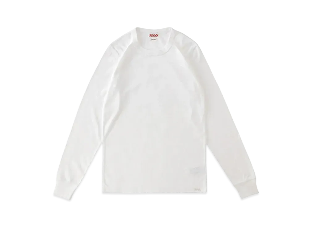 visvim SUBLIG RIBS CREW 3-PACK L/S "White"