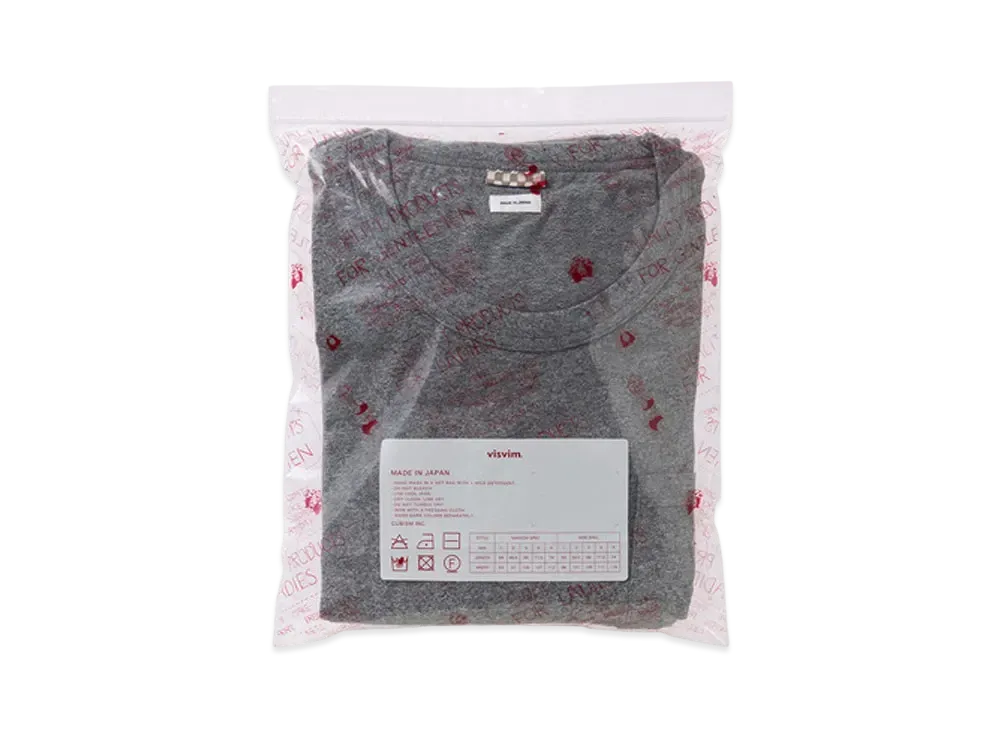 visvim SUBLIG JUMBO 3-PACK S/S "Grey"