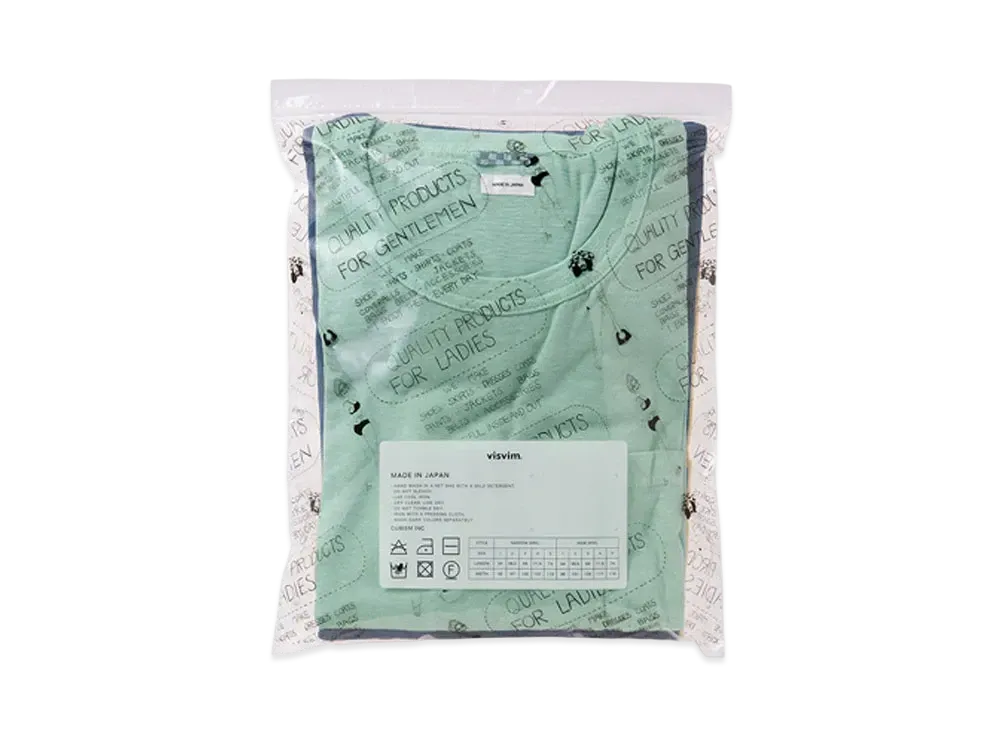 visvim SUBLIG JUMBO 3-PACK S/S MULTI "Green/Navy/ Yellow"