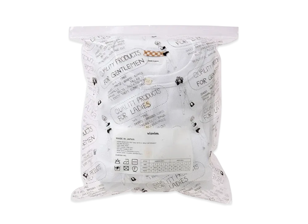 visvim SUBLIG THERMAL HENLEY 3-PACK L/S "White"