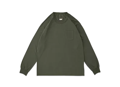 visvim ULTIMATE JUMBO TEE L/S "Olive"