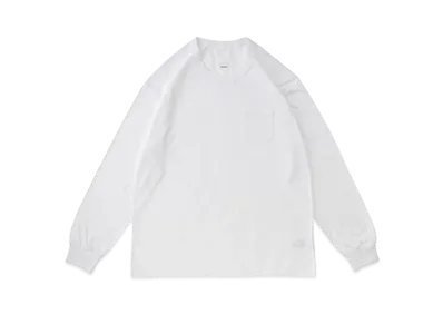 visvim ULTIMATE JUMBO TEE L/S "White"