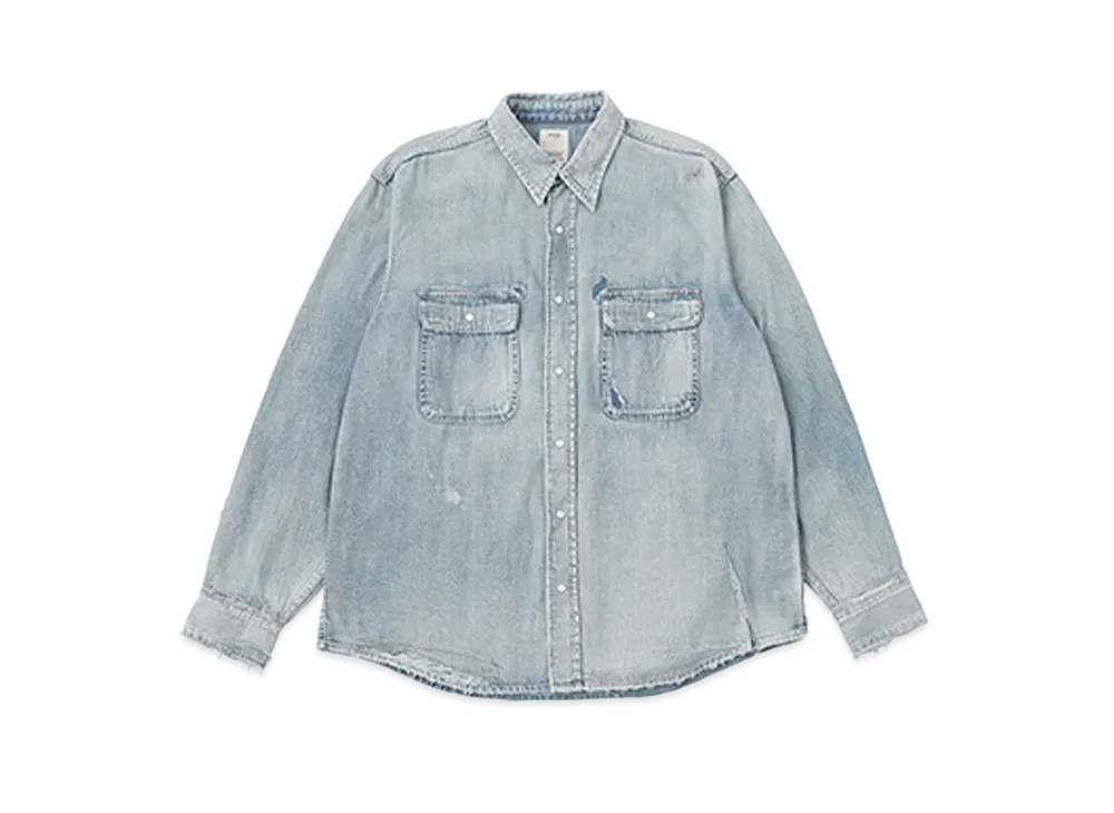 visvim SS HANDYMAN SHIRT CRASH "Denim"