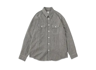 visvim SS LUMBER L/S HICKORY "Denim"