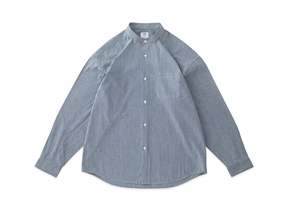 visvim INGALL II L/S (C/SI CHAMBRAY) "Indigo Stripe"