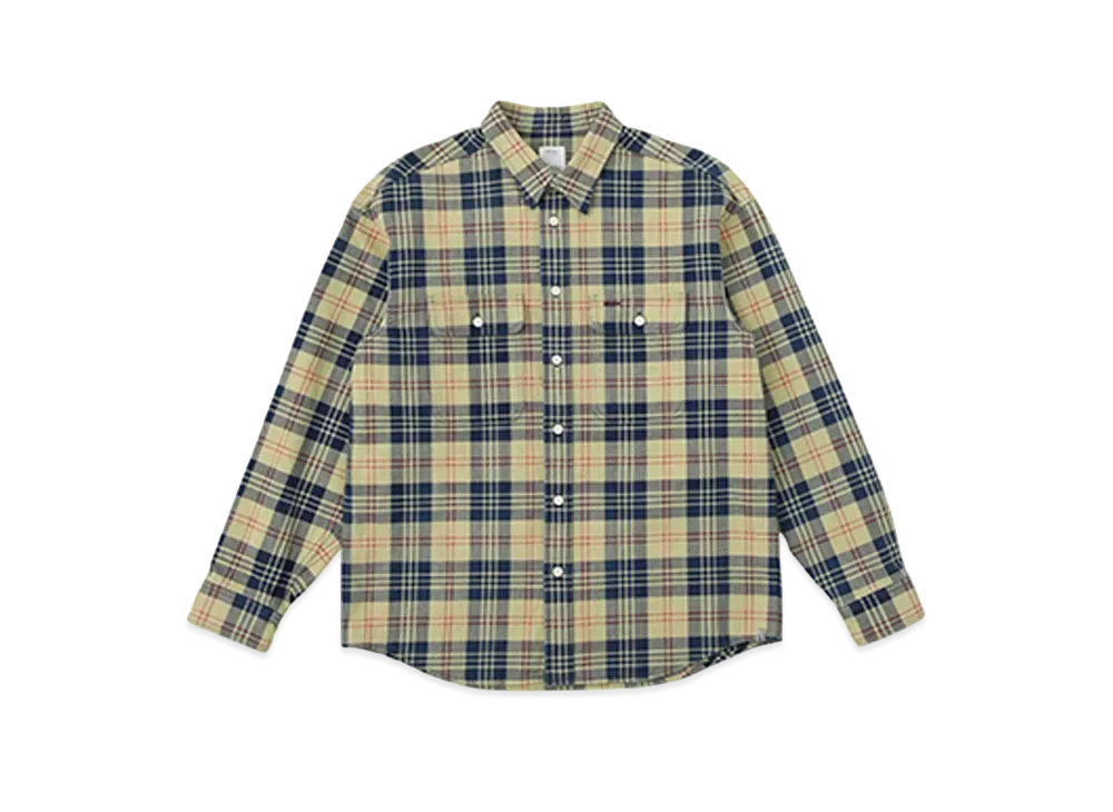 visvim LUMBER CHECK L/S "Indigo"