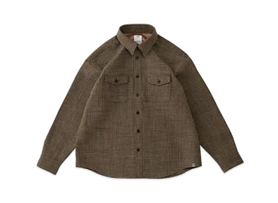 visvim LUMBER L/S (TWEED) "Brown"