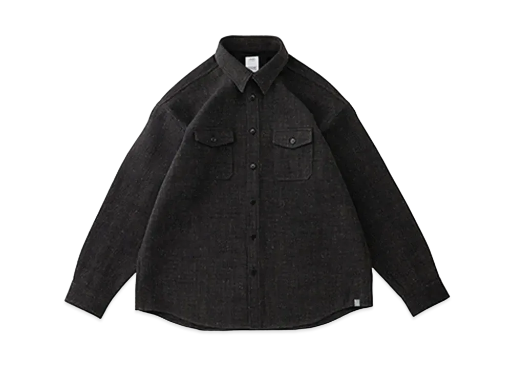 visvim LUMBER L/S (TWEED) "Black"