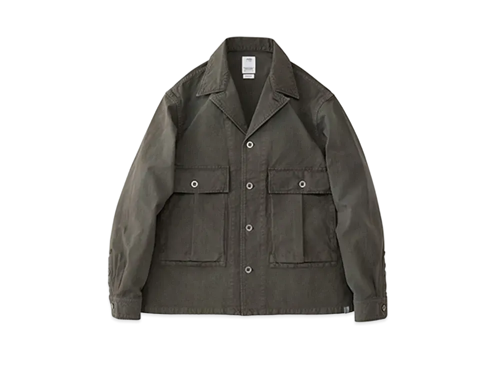 visvim DOMAIN L/S DMGD "Olive"