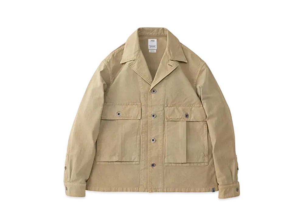 visvim DOMAIN L/S DMGD "Khaki"
