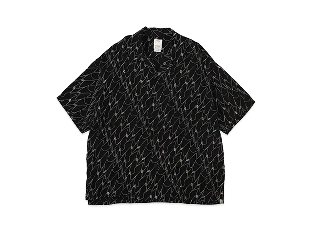 visvim WALLIS SHIRT S/S "Black"