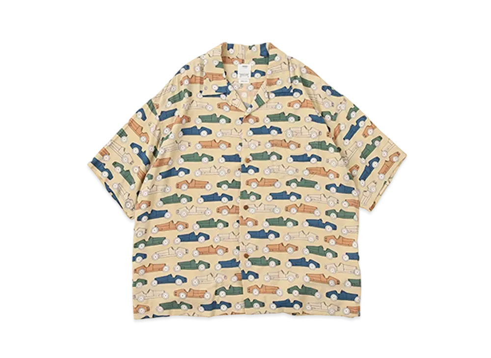 visvim CABAN SHIRT S/S OPEN WHEELER "Ivory"
