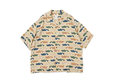 visvim CABAN SHIRT S/S OPEN WHEELER "Ivory"