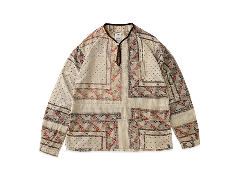 visvim TUNIC P.O. PATCHWORK (N.D.) "Ivory"