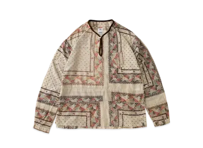 visvim TUNIC P.O. PATCHWORK (N.D.) "Ivory"