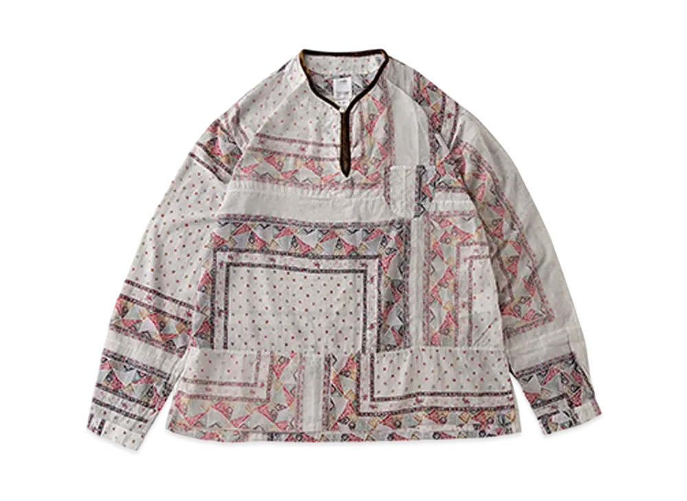 visvim TUNIC P.O. PATCHWORK (N.D.) "Grey"