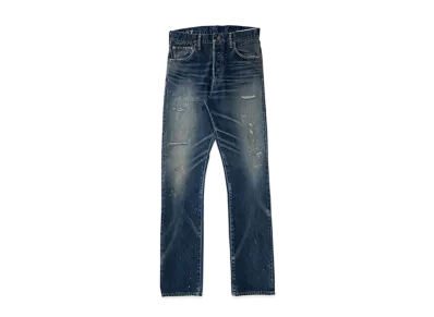 visvim SOCIAL SCULPTURE 16 DAMAGED-27 L32 "Denim"