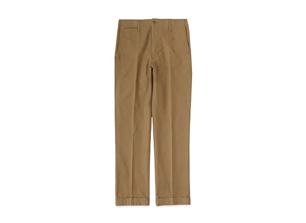 ビズビム ハイ ウォーター チノ "カーキ"