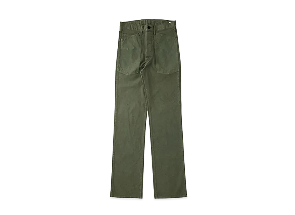 visvim CARPENTER PANTS DMGD "Olive"