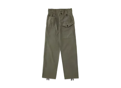 visvim CORONEL PANTS DMGD "Olive"